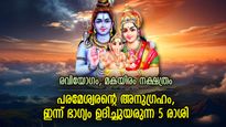 മഹേശ്വരന്റെ കൃപാകടാക്ഷം, തൊടുന്നതെല്ലാം പൊന്നാകുന്ന 5 രാശിക്കാര്‍