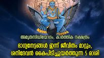 ചെയ്യുന്നതിലെല്ലാം ഇരട്ടിനേട്ടം, ശുഭകാലം; ഇന്ന് ശനിദേവ കടാക്ഷത്താല്‍ ഭാഗ്യമുള്ള 5 രാശിക്കാര്‍