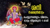 പലമടങ്ങ് ഭാഗ്യം ഒറ്റയടിക്ക് കണ്‍മുന്നില്‍, ശനിയുടെ നക്ഷത്രമാറ്റം; ഈ 4 രാശിക്ക് വന്നെത്തി രാജയോഗം