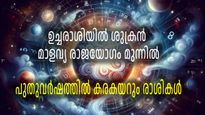ശുക്രന്‍ നല്‍കും രാജയോഗം, ബഹുകേമം ഫലങ്ങള്‍; 2025ല്‍ ഭാഗ്യം മൂന്ന് രാശികള്‍ക്ക്