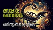 വൃശ്ചികത്തില്‍ മഹാരാജയോഗം: ഈ ഒമ്പത് നക്ഷത്രക്കാര്‍ക്ക് തേച്ചാലും മായ്ച്ചാലും മാറാത്ത സൗഭാഗ്യം
