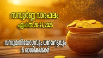 Weekly Horoscope: വസുമതി യോഗത്താല്‍ പ്രതീക്ഷിക്കാത്ത ധനനേട്ടം; ഈ ആഴ്ച സാമ്പത്തിക പുരോഗതി 5 രാശികള്‍ക്ക്