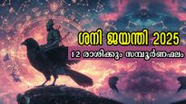 Shani Jayanti 2025: മേയ് 27 ശനി ഈ ദിനത്തില്‍ ചൊരിയുന്ന സൗഭാഗ്യം നിസ്സാരമല്ല: 12 രാശിക്കും സമ്പൂര്‍ണഫലം