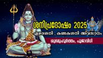 ശനിപ്രദോഷം അനുഷ്ഠിച്ചാല്‍ നാലിരട്ടി ഫലം: സ്വപ്‌നത്തില്‍ പോലും ശനി ബാധിക്കില്ല