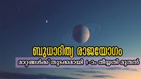 ബുധാദിത്യ യോഗം: അവസരങ്ങളുടെ കലവറ തുറക്കുന്നവര്‍, ചവിട്ടി നില്‍ക്കും ഭൂമി പോലും ഇനിയങ്ങോട്ട് സ്വന്തം