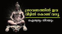 ശ്രാവണത്തിന് മുന്‍പ് ഭഗവാന്‍ തലയില്‍ കൈവച്ചനുഗ്രഹിക്കാന്‍ വീട്ടിലേക്കെത്തിക്കൂ ഇവയെല്ലാം