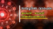 കാലം കണക്ക് പറയും 7 ദിനങ്ങള്‍: വരുന്ന ആഴ്ച സമ്പൂര്‍ണ ഫലം 27 നാളിനും ഇപ്രകാരം