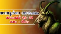 സമ്പൂര്‍ണ വാരഫലം: മേടം - മീനം വരെ 12 രാശിക്കാര്‍ക്കും കൃത്യമായ ജ്യോതിഷഫലം, വന്‍മുന്നേറ്റത്തില്‍ ഇവര്‍