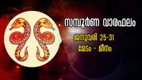 സമ്പൂര്‍ണ വാരഫലം: മേടം - മീനം വരെ 12 രാശിക്കാര്‍ക്കും ജനുവരി അവസാന ആഴ്ച ഇപ്രകാരം മാറ്റങ്ങള്‍