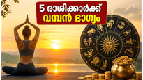 അന്താരാഷ്ട്ര യോഗാദിനം 2026: 5 രാശിക്കാർക്ക് വമ്പൻ ധനനേട്ടം, സൂര്യന്റെ മാറ്റം ജീവിതത്തിൽ അത്ഭുതങ്ങൾ തീർക്കും!
