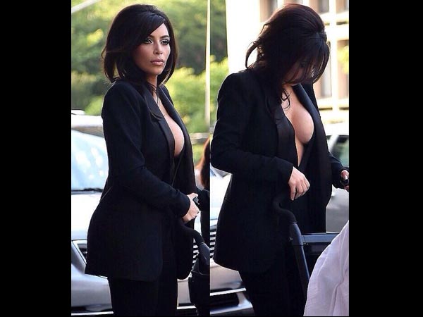 കിം കദാഷിയാന്റെ സ്തന പ്രദര്‍ശനം