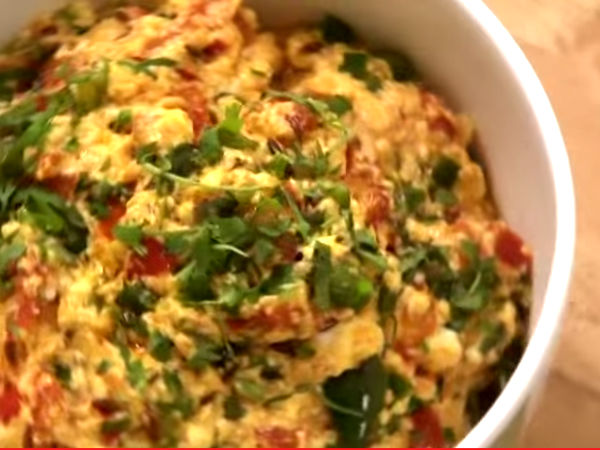 Paneer Capsicum Burji