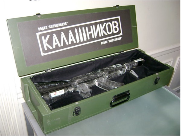 കലഷ്നികൊവ് വോഡ്ക എ കെ 47 ബോട്ടില് കലഷ്നികൊവ് വോഡ്ക എ കെ 47 ബോട്ടില്