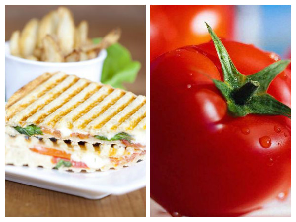 സാന്‍ഡ് വിച്ചും തക്കാളിയും