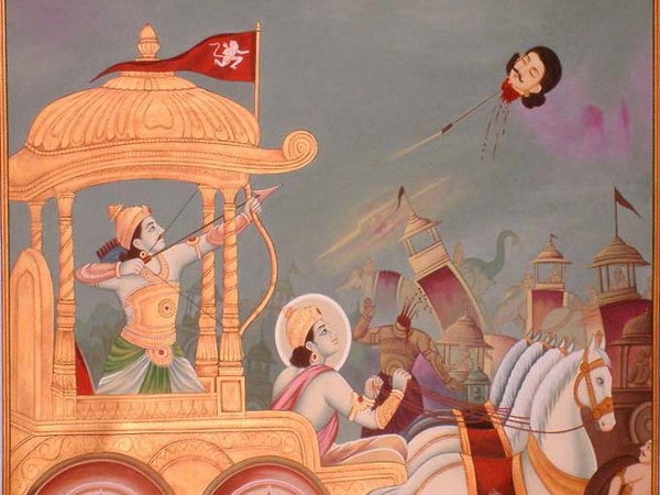 ജയദ്രതന്‍റെ വധം 