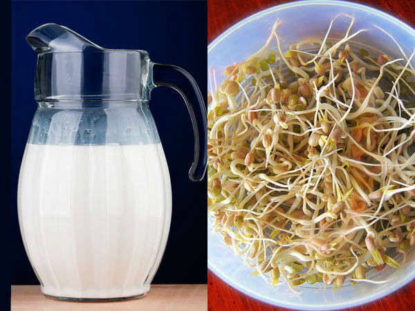 മുളപ്പിച്ച ധാന്യങ്ങളും പാലും