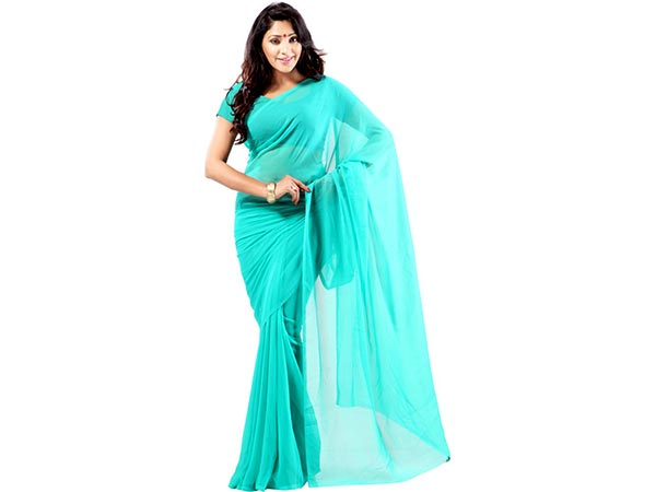 പ്ലയിൻ ഷിഫോൺ സാരികൾ