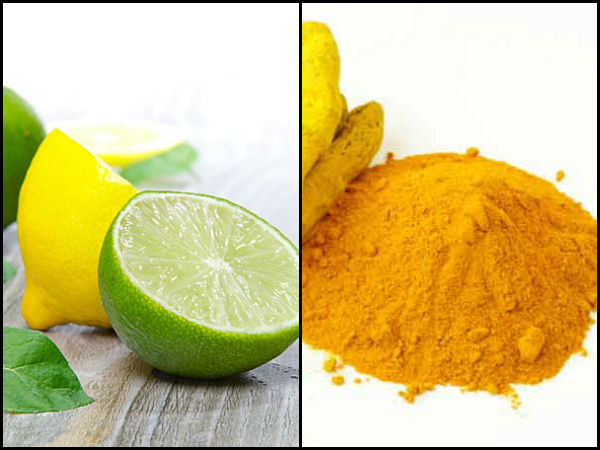 നാരങ്ങാ നീരും മഞ്ഞളും