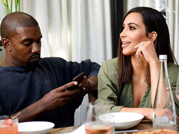 kim kardashian kanye west at knbc beauty launch party dress