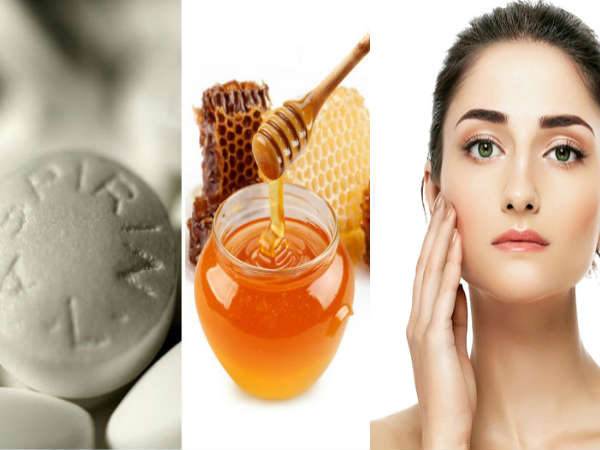 ആസ്പിരിന്‍-തേന്‍ വിദ്യ, മുഖത്തിന് ഇരട്ടി നിറം....