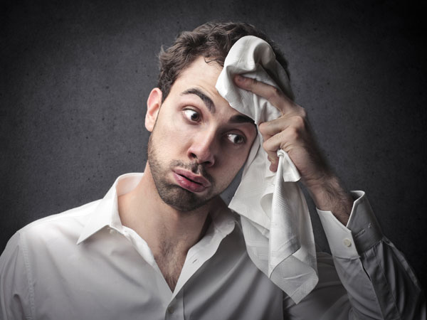 തലയിലെ വിയര്‍പ്പ്