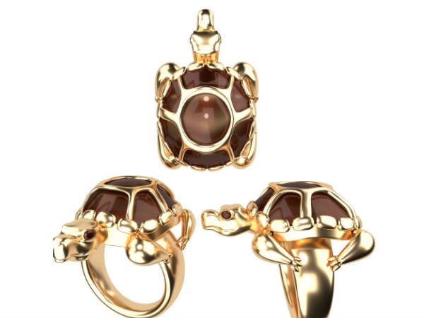 ഭാഗ്യം കൊണ്ടുവരും ആമമോതിരം