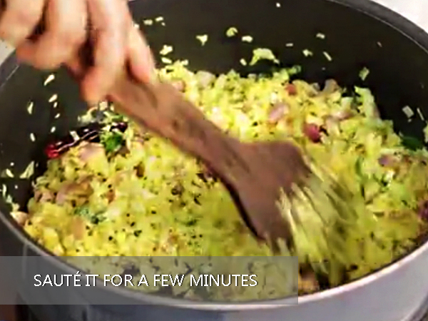 Cabbage thoran recipe