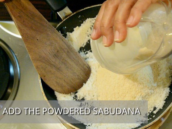 sabudana ladoo recipe