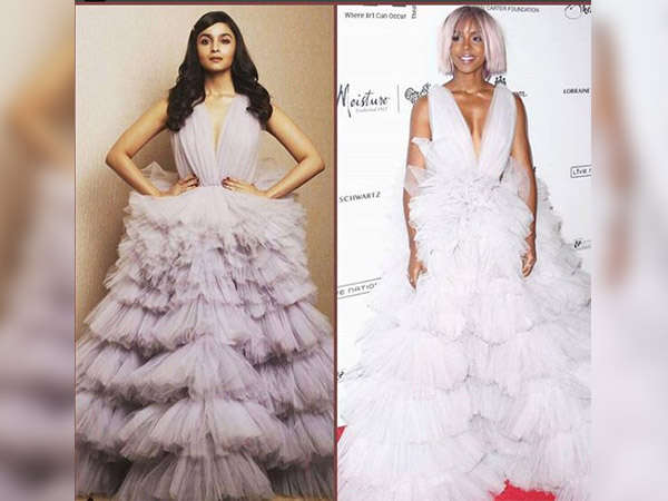 Alia Bhatt In A Monsoori Gown At The Filmfare Awards 2018