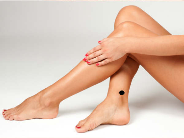 കാല്‍പാദത്തിലും