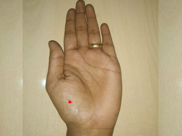 ഉള്ളം കൈയ്യിലെ ചിഹ്നം