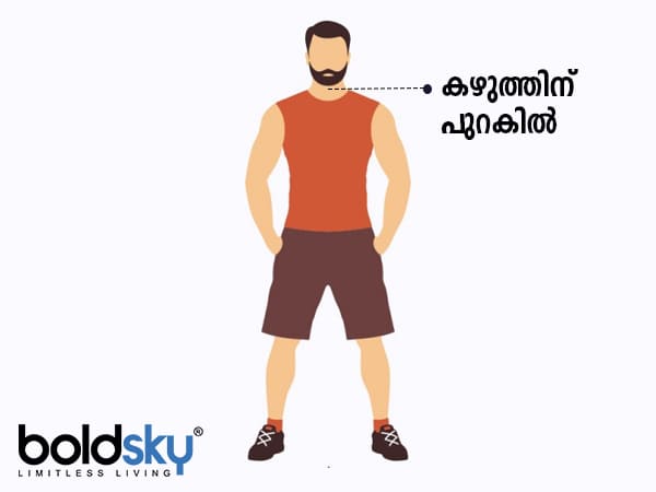 കഴുത്തിന് പുറകില്‍