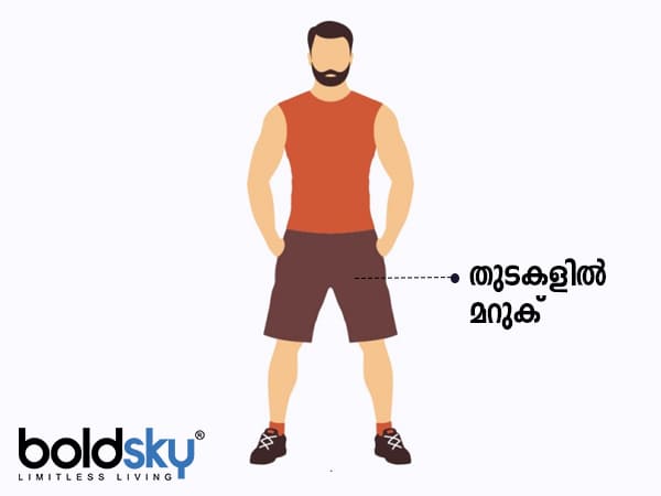 തുടകളില്‍ മറുക്