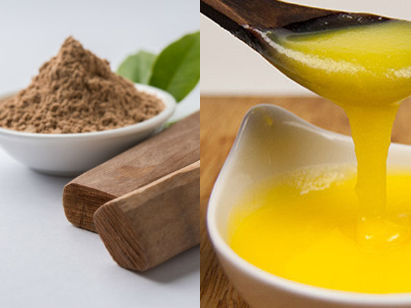 ചന്ദനം + മഞ്ഞള്‍ + നെയ്യ് 