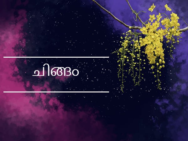 ചിങ്ങം രാശി