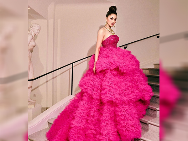 Cannes Film Festival 2023: Urvashi Rautela Second Red Carpet Appearance In Orange Ruffle Gown Look