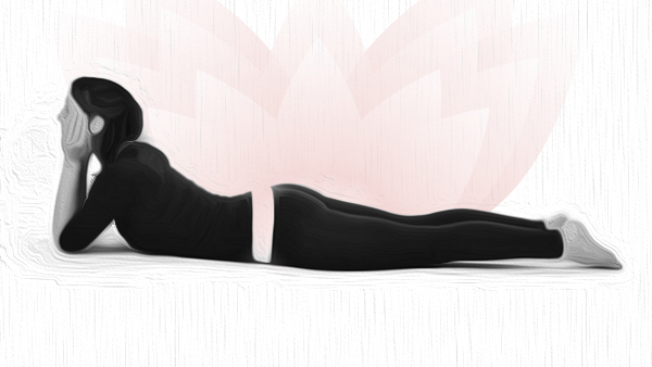 makarasana and back pain