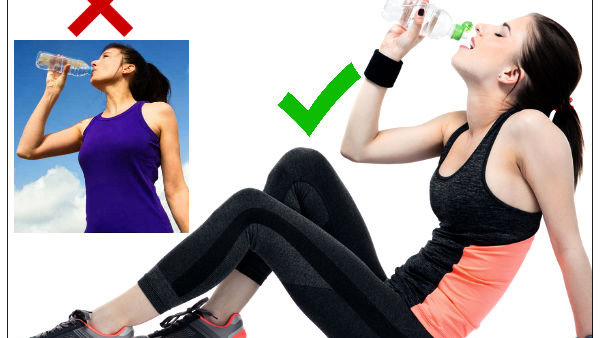 Drink Water During Yoga