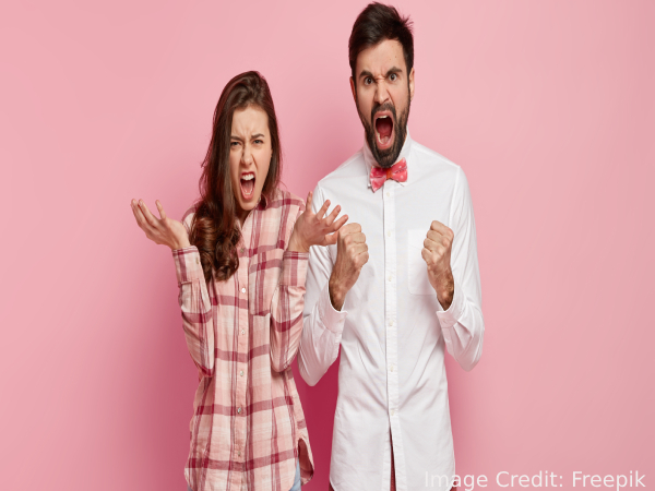 angry couple