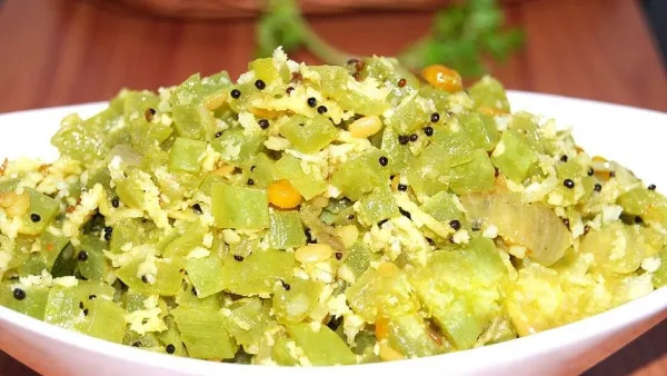 Snake Gourd Peanut Stir Fry