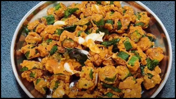 Ladies Finger Peanut Pakoda