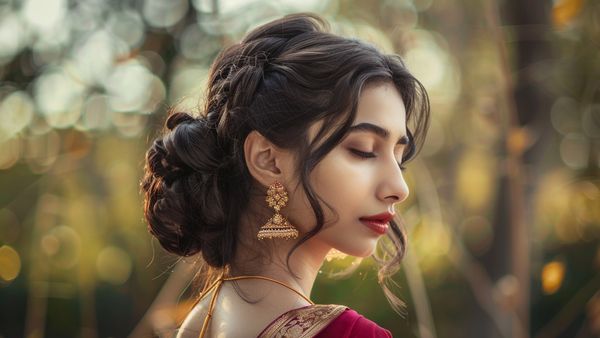 Saree Hairstyle Ideas