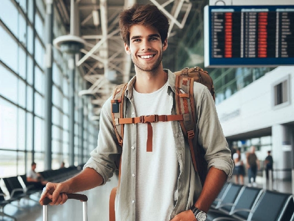 a men going to abroad
