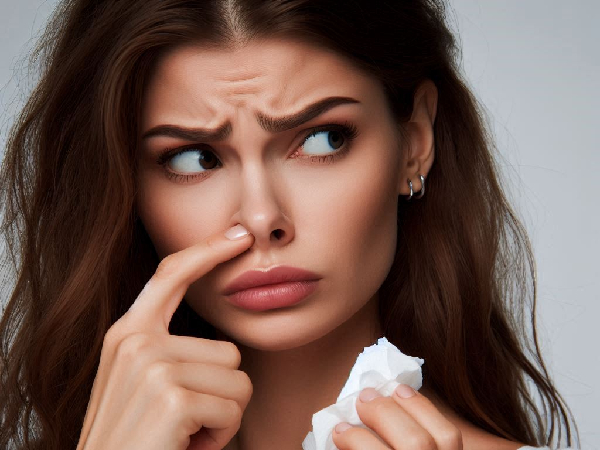 woman looking someone