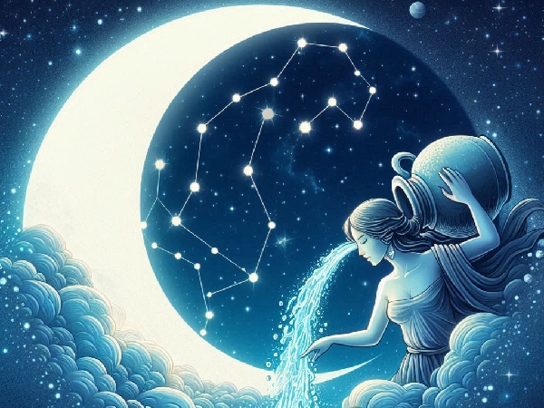 moon and aquarius