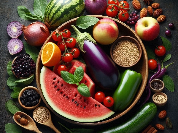 vegetables and fruits