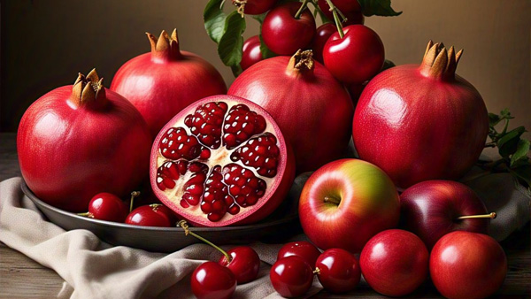 Top Five Red Fruits Top Five Red Fruits