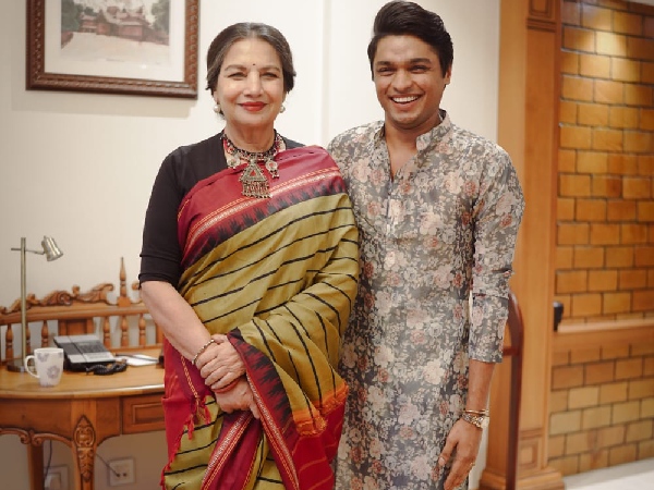 rizwan with shabna azmi