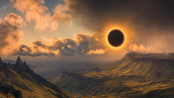 Solar Eclipse and Saturn Transit