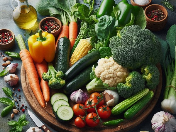vegetables with vitamind